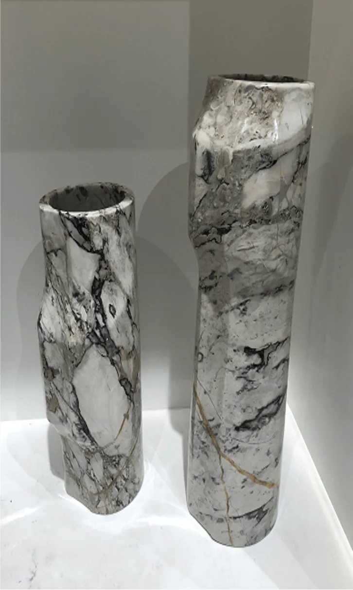 Marble Stone Decoration VASE low — The Marble Stone Decoration VASE Low is a masterwork from the Cellen Marble Collection…