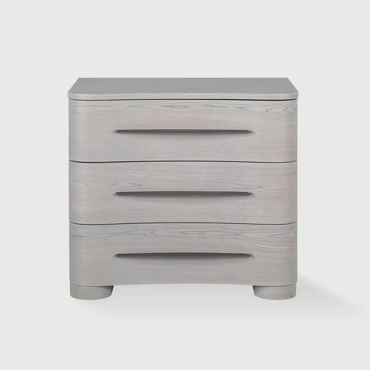 Monroe 3 Drawer Bedside, Latte Ash finish