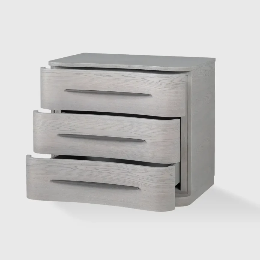 Monroe 3 Drawer Bedside — bedside table