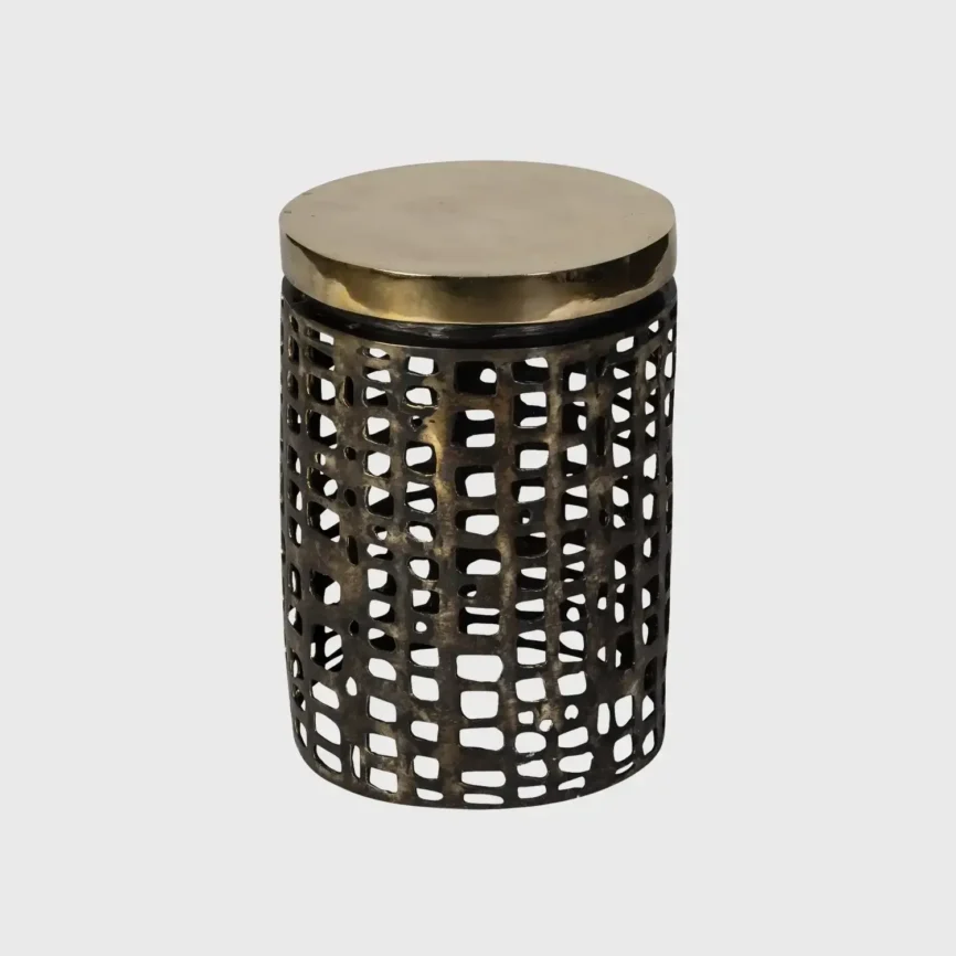 Mosaic Bronze Table, Bronze Nera finish