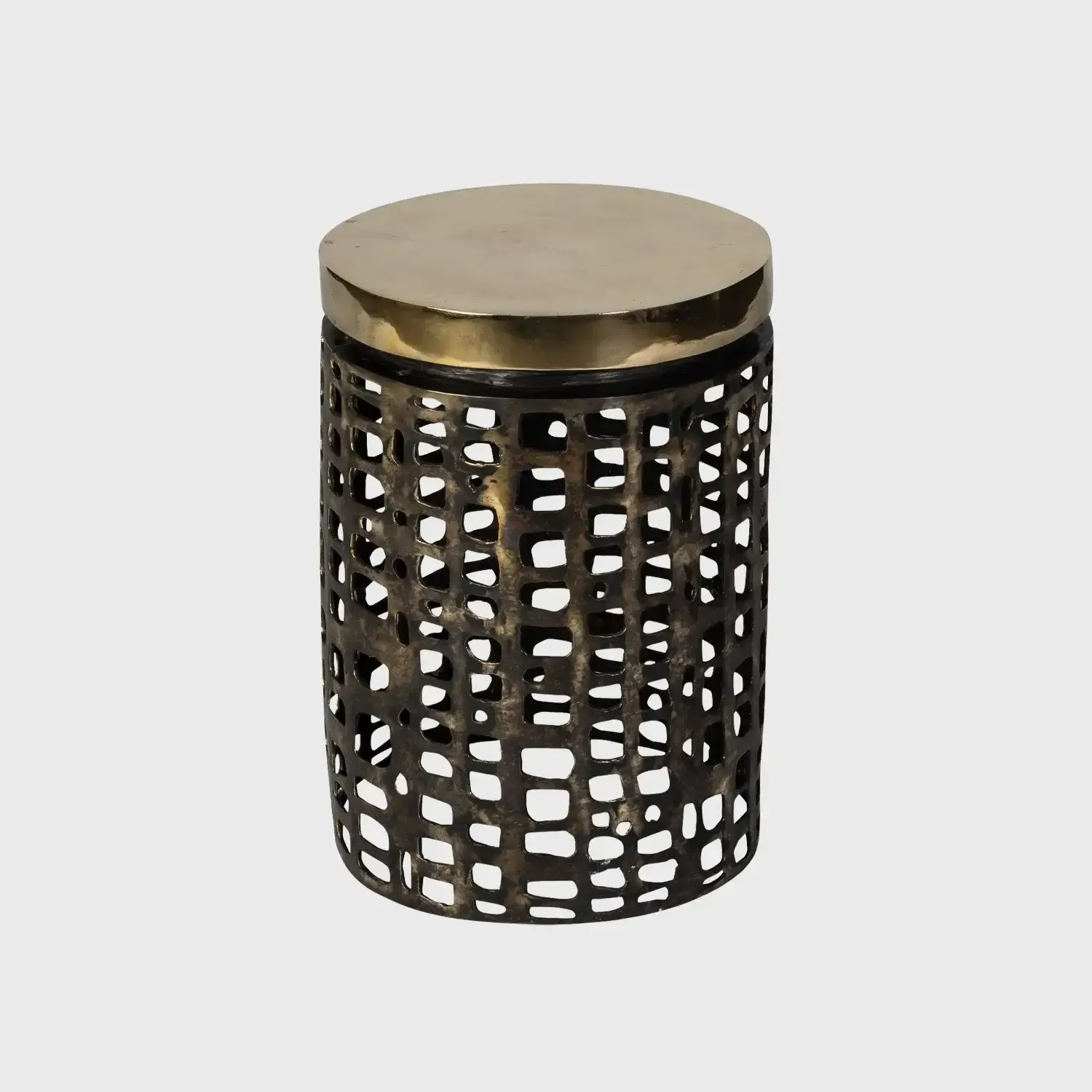 Mosaic Bronze Table, Bronze Nera finish