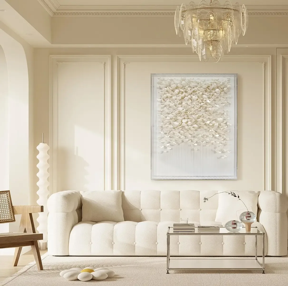 Paper Petals 3D Art - 1 — original wall art