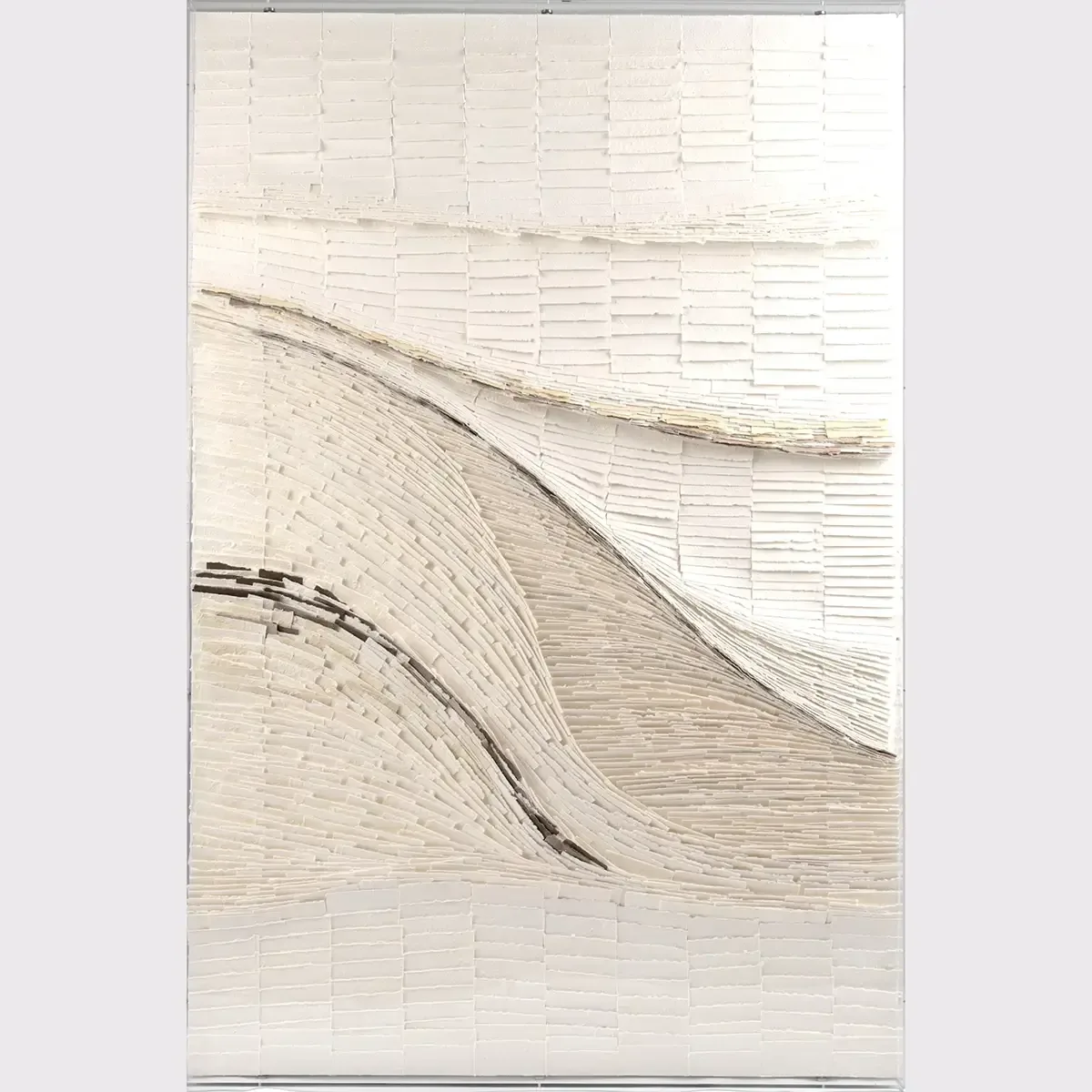 Paper Terrain 3D Wall Art, 100×10×150 cm