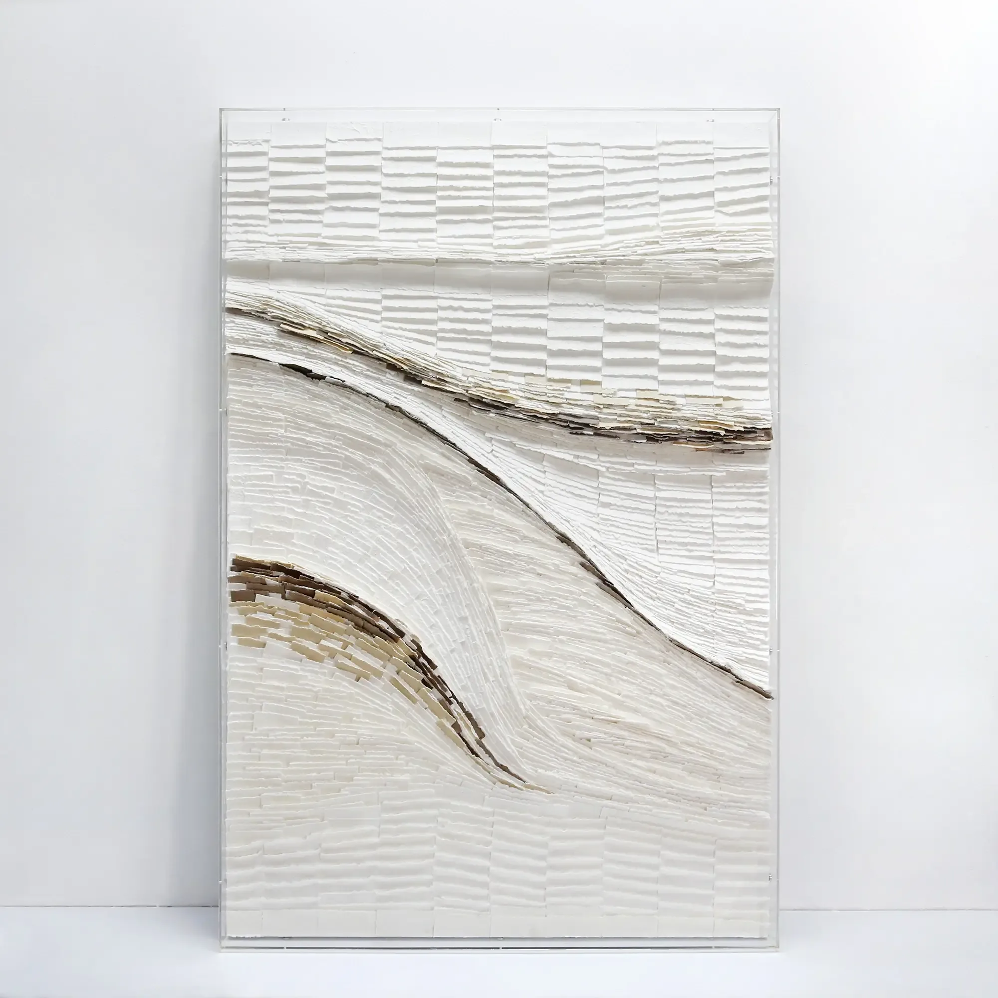 Paper Terrain 3D Wall Art — The Paper Terrain 3D Wall Art is from a selection of handmade natural papers.