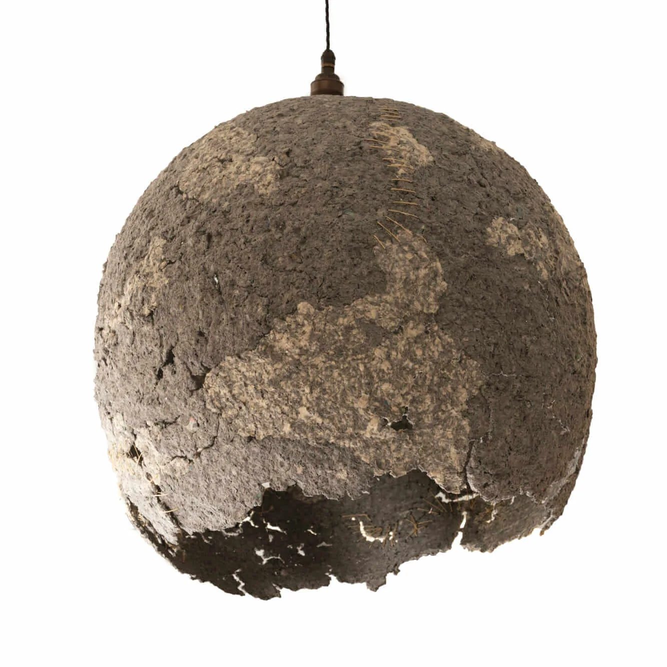 Papier Mache Pendant — lighting