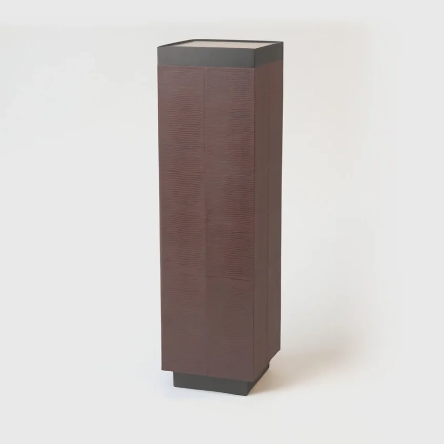 Paragon Pedestal Burgundy Leather — pedestal