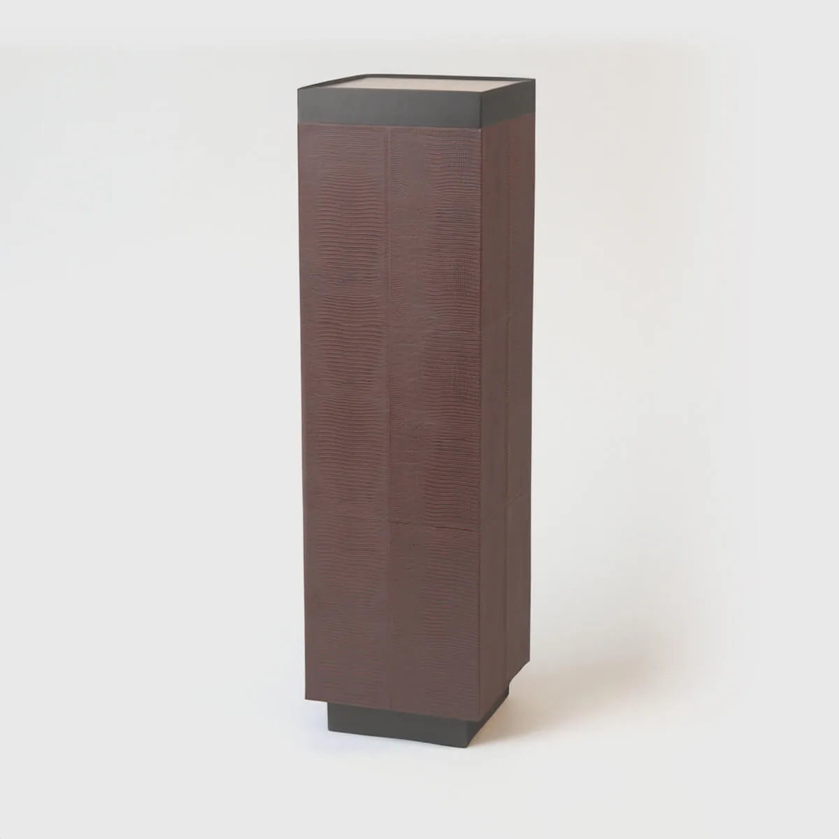 Paragon Pedestal Burgundy Leather — pedestal