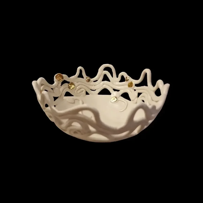 Porcelain Wave Bowl — Selecting one or more of our exclusive accessories for your scheme may provide the finishing touch…