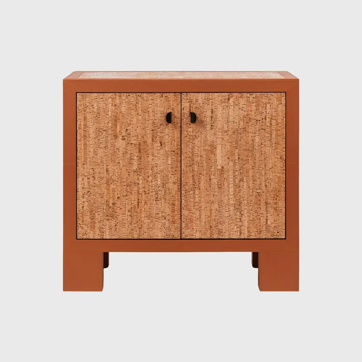 Ralf Cabinet Leather and Cork, Natural Cork finish