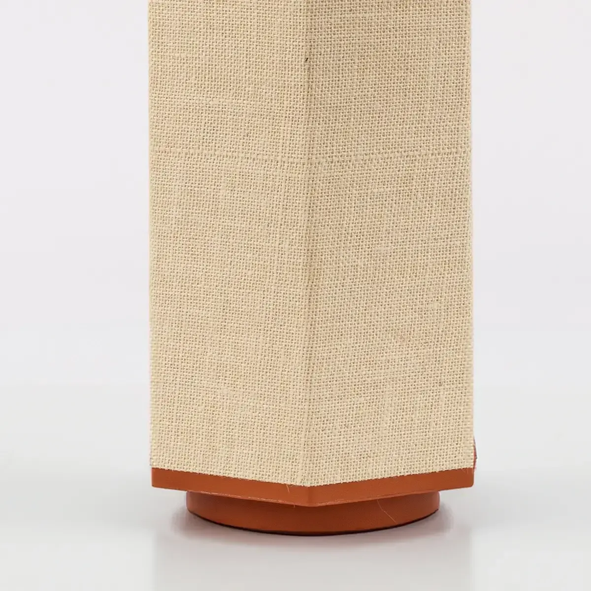 Ralf Hexagonal Lamp Leather and Jute, Ralf collection