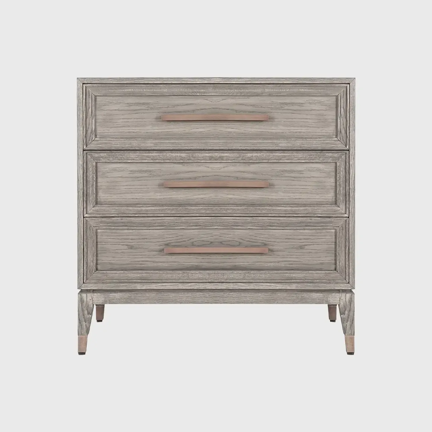 Renmin 3 Drawer Chest Grey Oak, Renmin Grey Oak finish