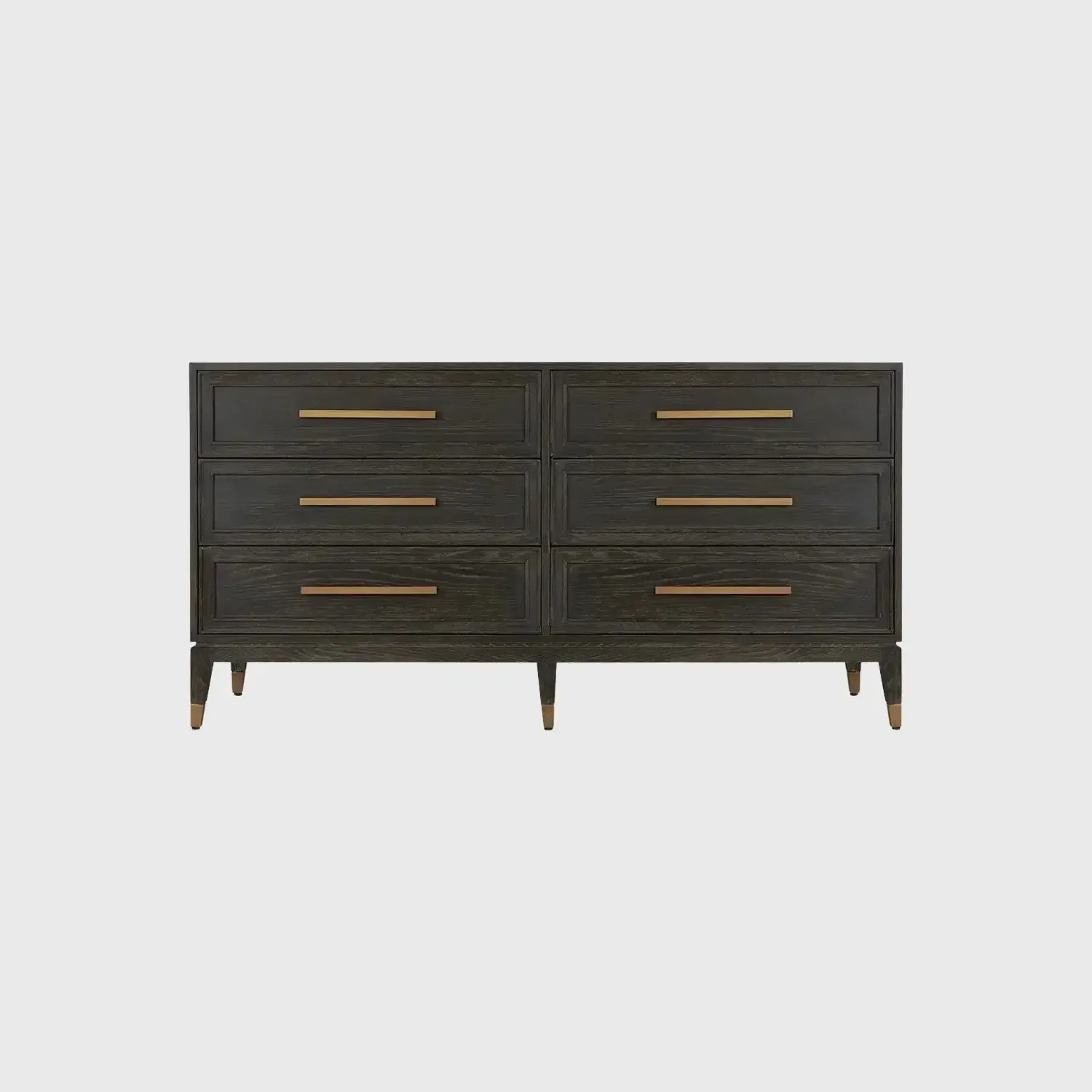 Renmin 6 Drawer Chest Carbon Oak, Renmin Carbon Oak finish