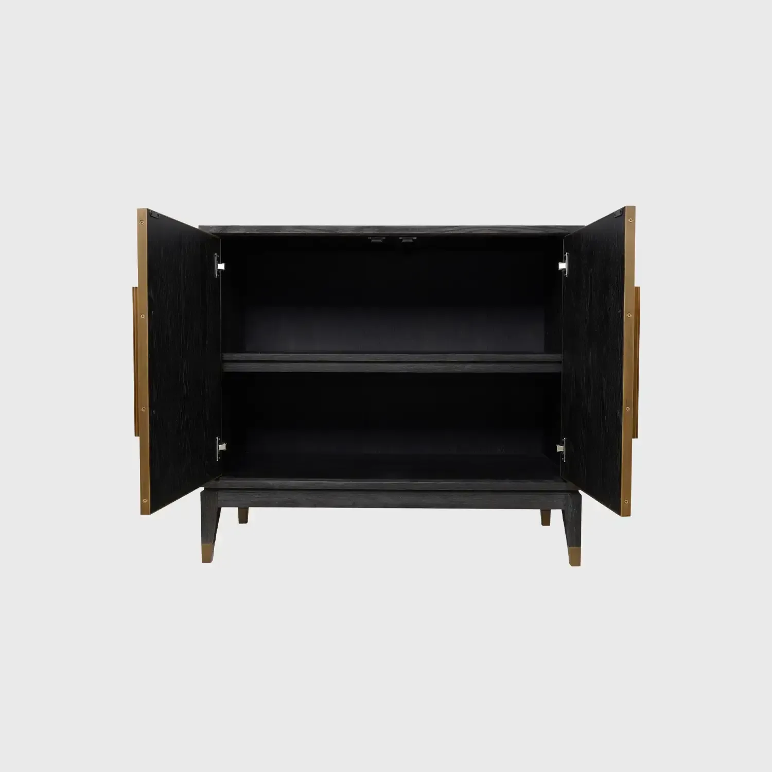 Renmin Cabinet 2 Door Carbon Oak — cabinet