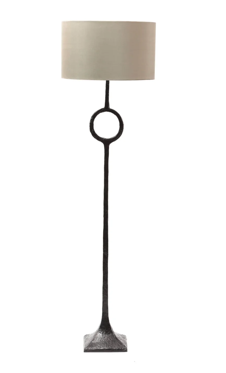 Ring Floor Lamp Bronze Nera, 152×25×25 cm
