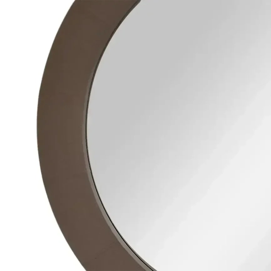 Round Mirror Putty Leather — The Round Mirror Putty Leather is a stunning example of understated elegance, designed to…
