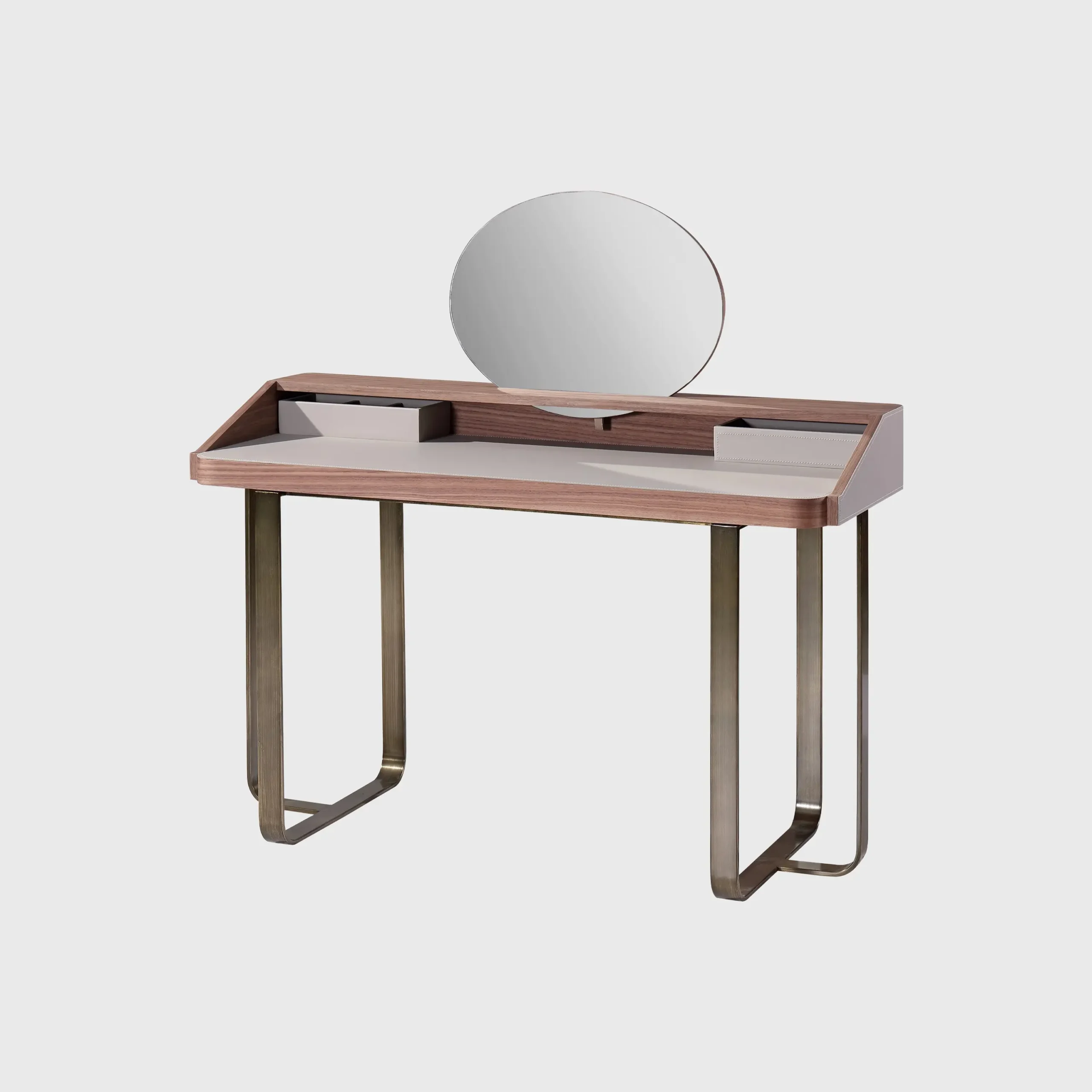 Anson Leather Dressing Table - Image 2