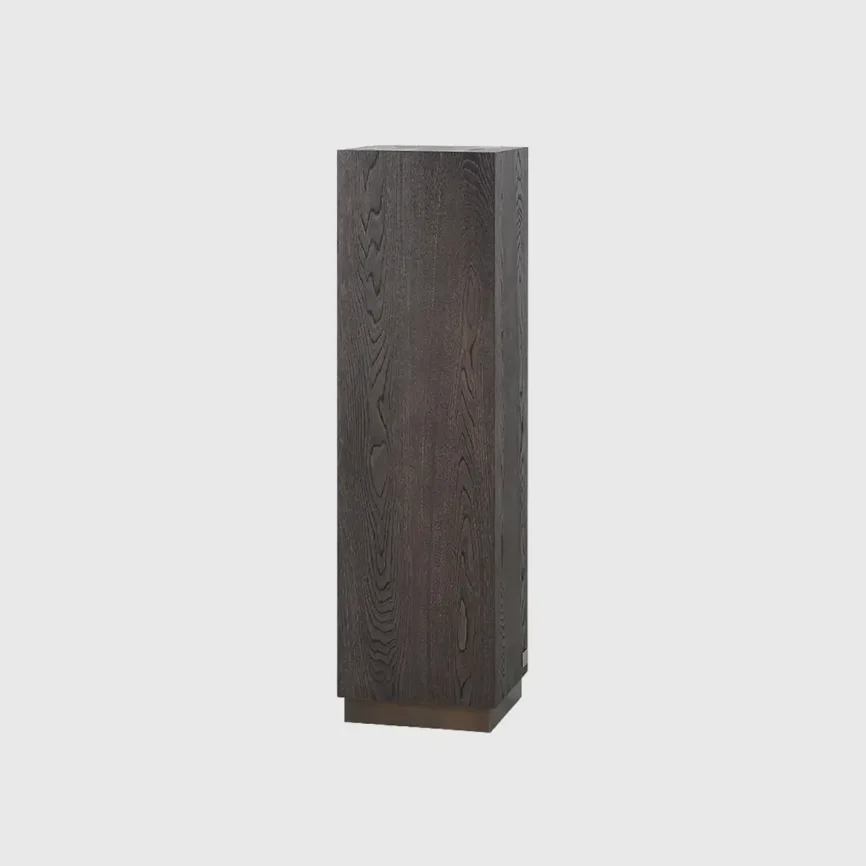 Siena pedestal chocolate oak 30x30cm, 30×30×110 cm