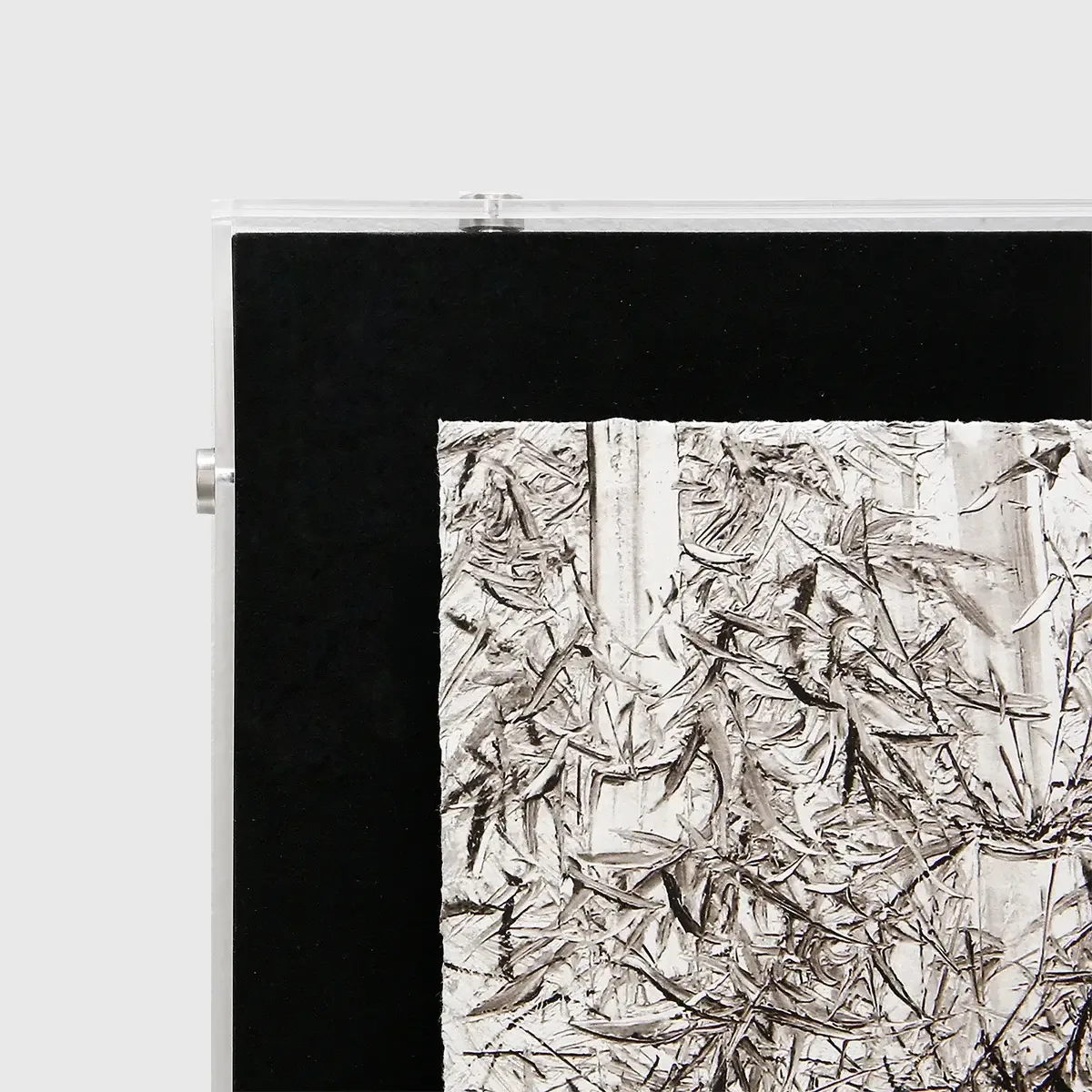 Silver Forest Small Wall Paper Art — original wall art