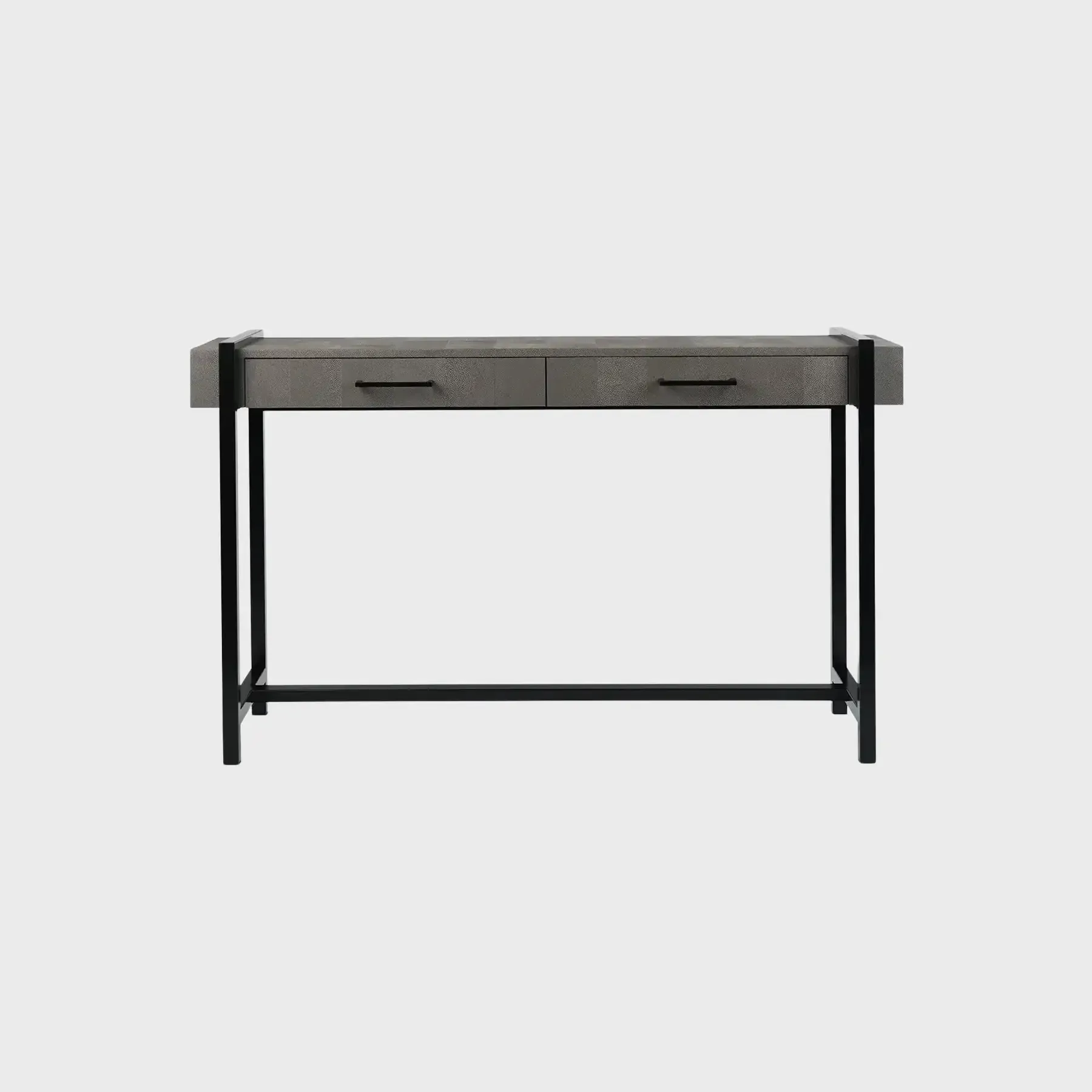 Slide Console Shagreen Leather, Shagreen Leather finish
