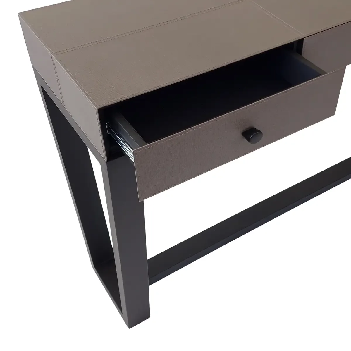 Slim Jim Console Valen Leather — The Slim Jim console Valen leather provides a style synonymous with effortless luxury.