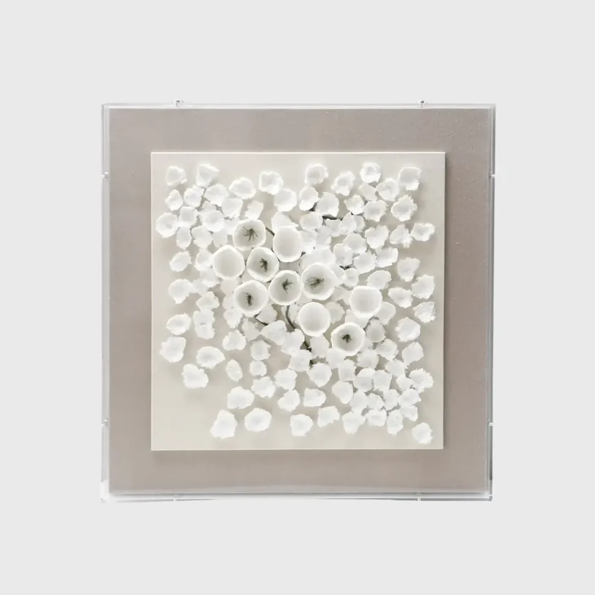 Snowfloral Handmade Dimensional Paper Wall Art — latest design