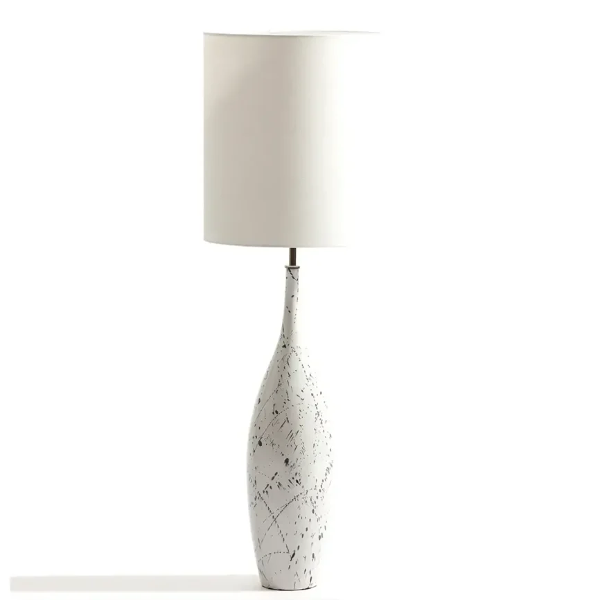 Splash Ceramic Lamp Grey, 15×15×70 cm
