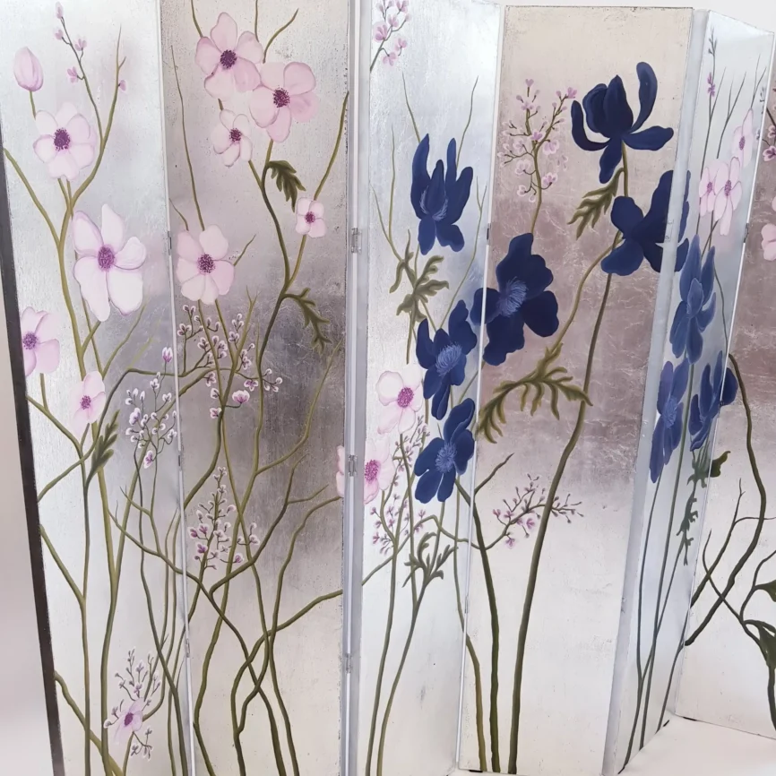 Spring Blossom Panel — This maintains the integrity of the painting in an elegant fashion.
