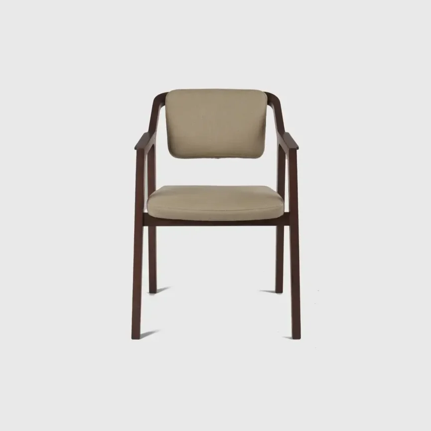 Strata Angle Dining Chair, Strata Dark Walnut finish