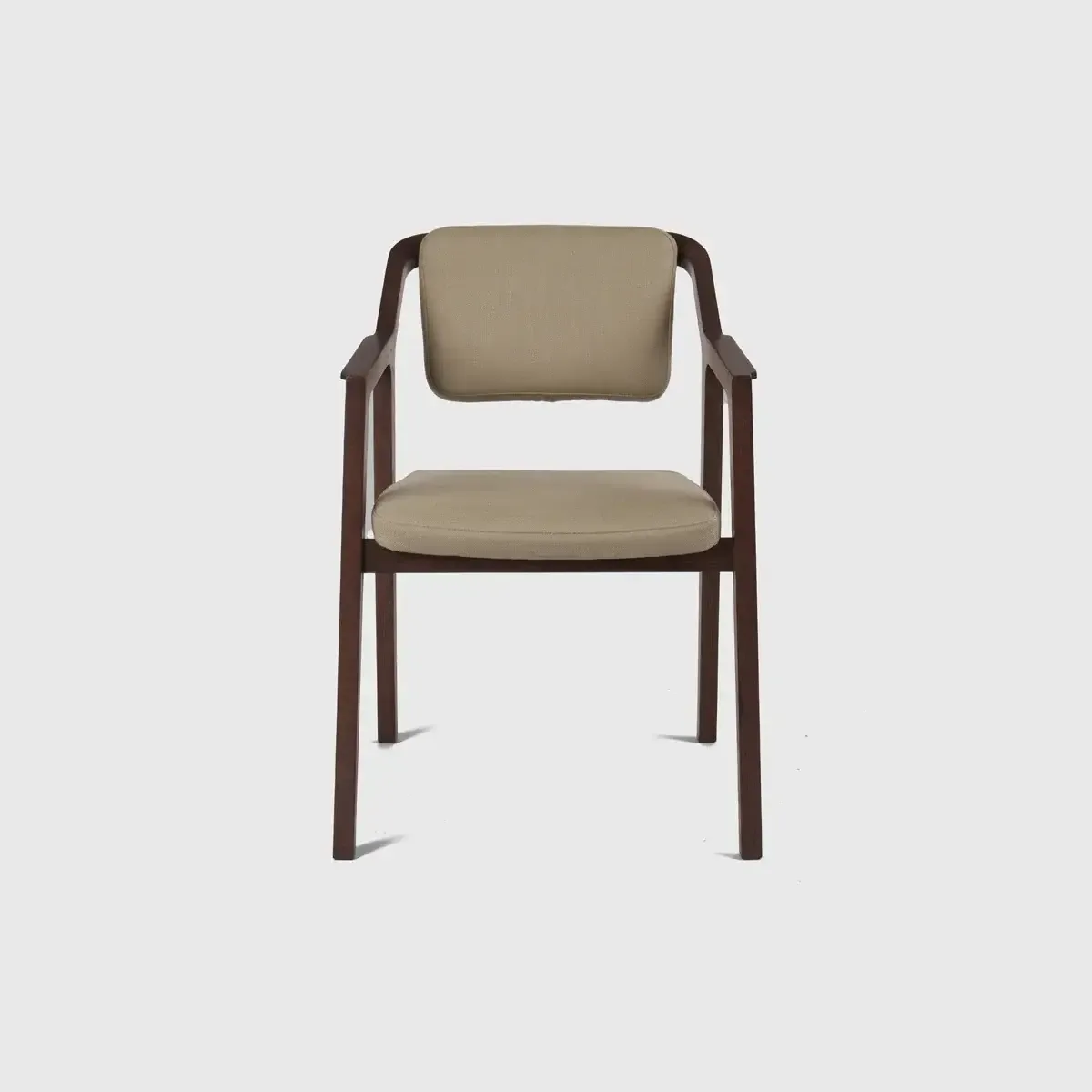 Strata Angle Dining Chair, Strata Dark Walnut finish