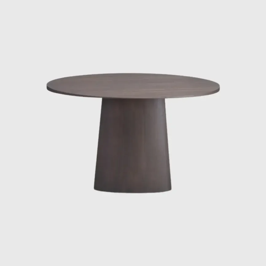 Strata Round Dining Table 120 cm, Strata Dark Walnut finish