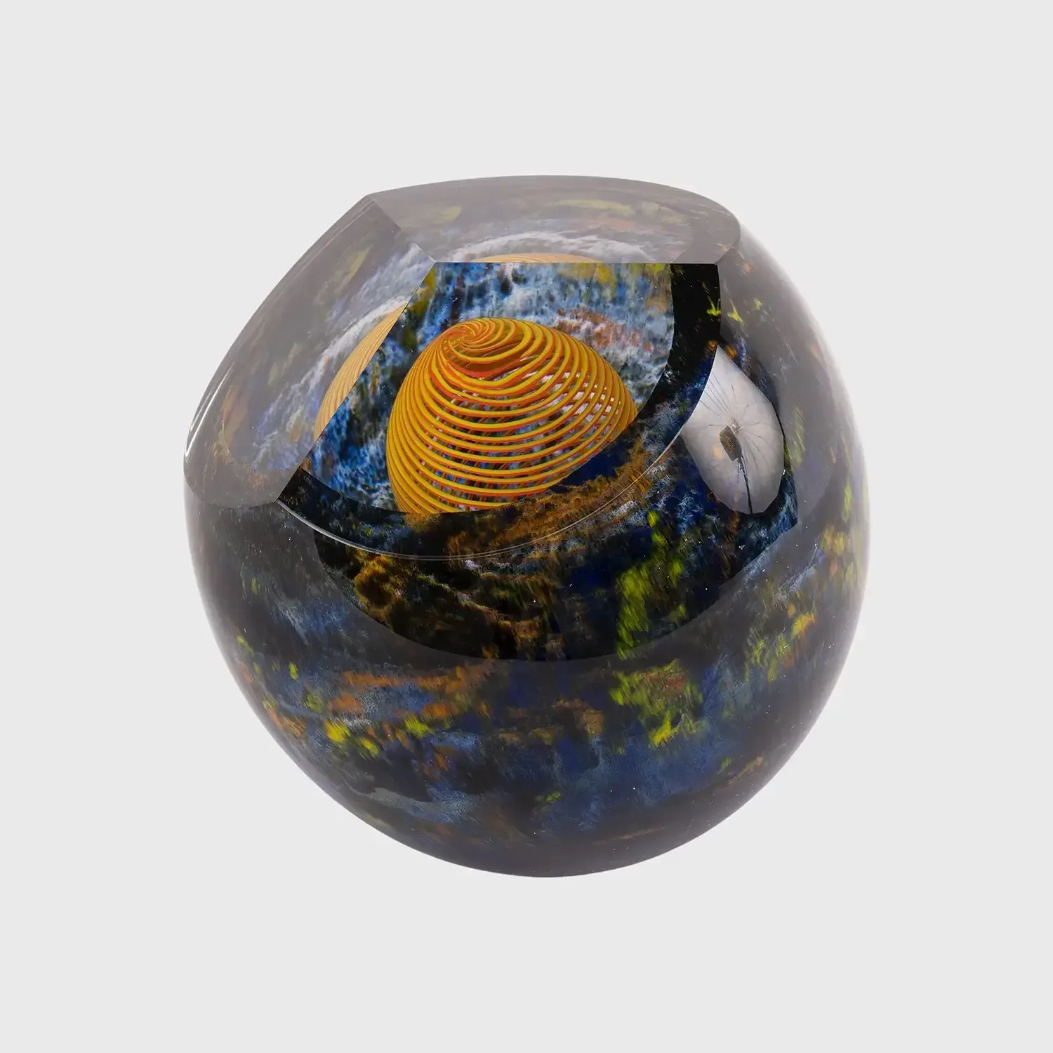 Studio Art Glass Sphere 2, 18×18×16.5 cm