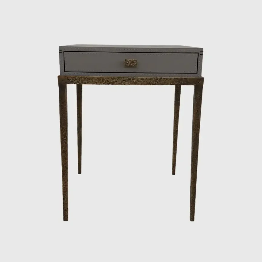 Taper Table Bronze Dorato, Bronze Dorato finish