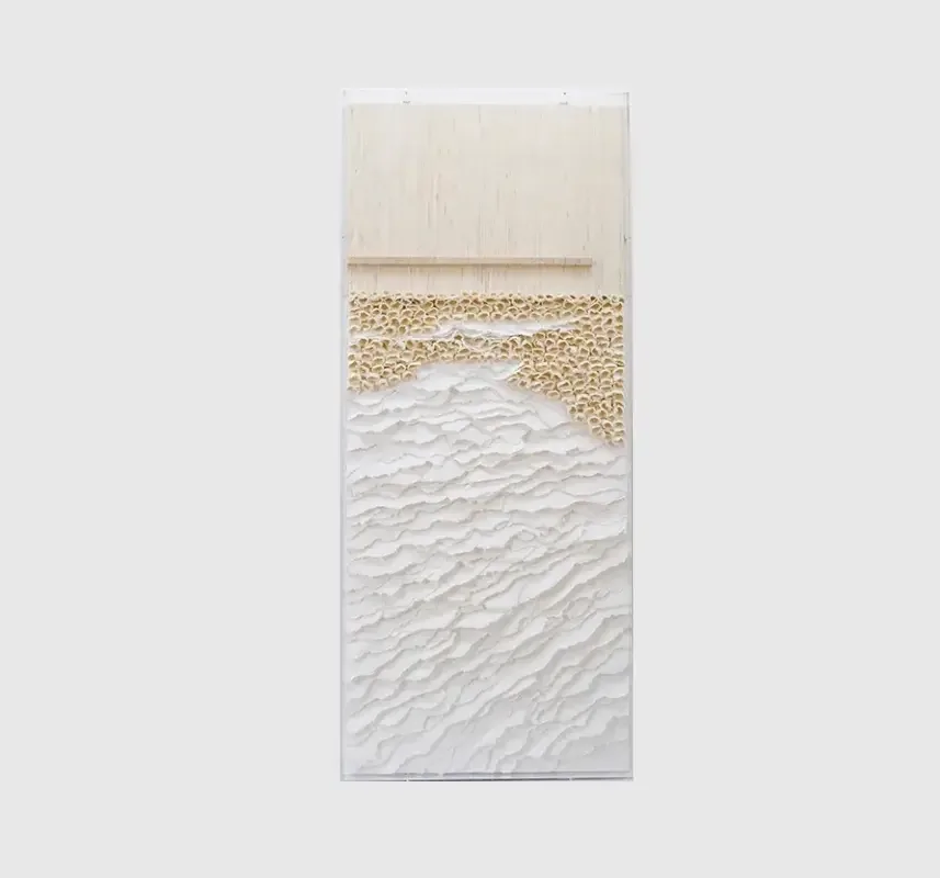 Terracurve Sculptural Paper Wall Art A — latest design