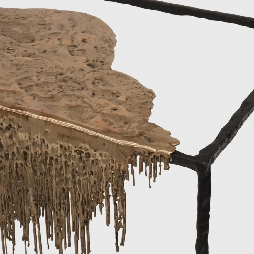 The Waterfall Bronze Console, 162×40×79 cm