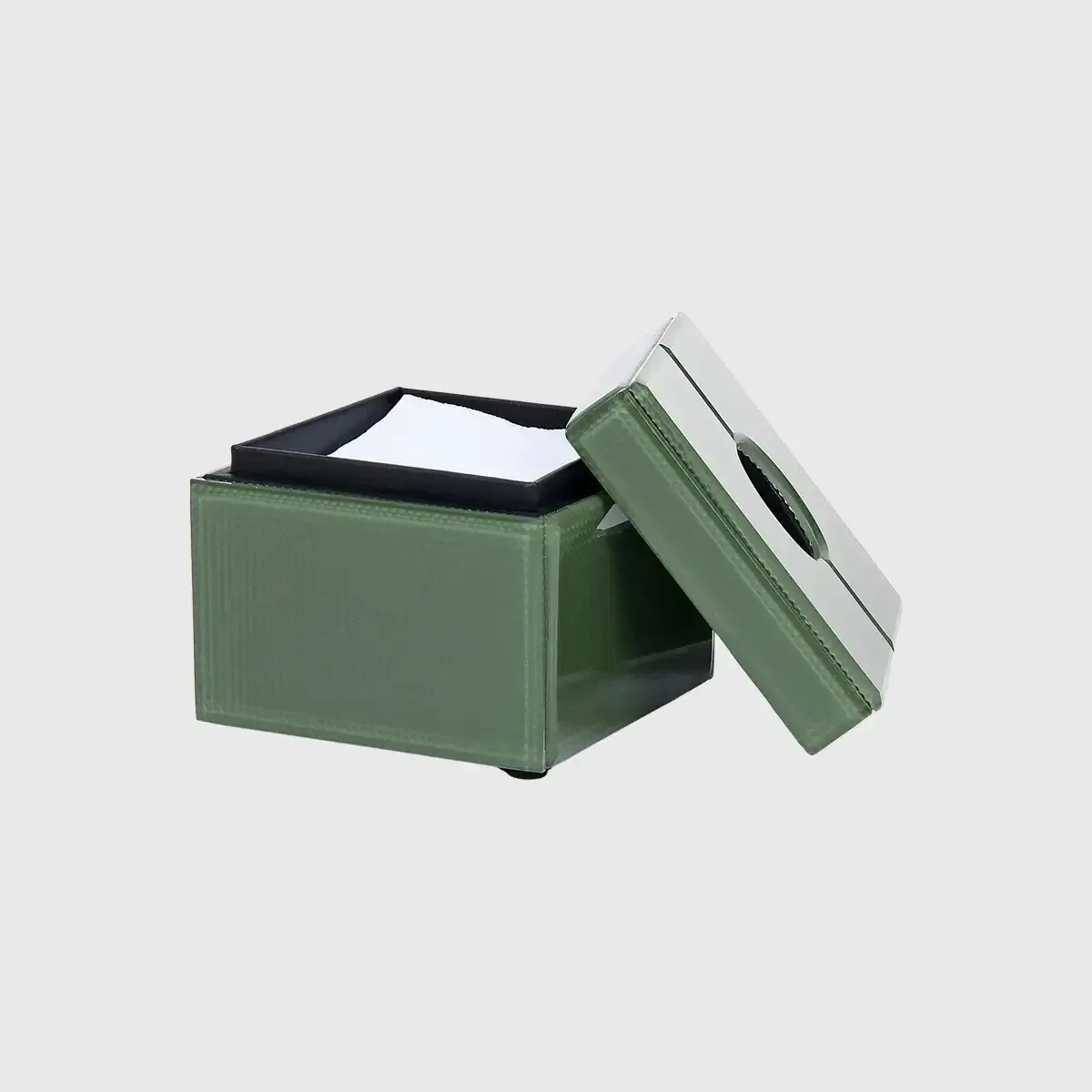 Tissue Box Square Olive — decorative boxe