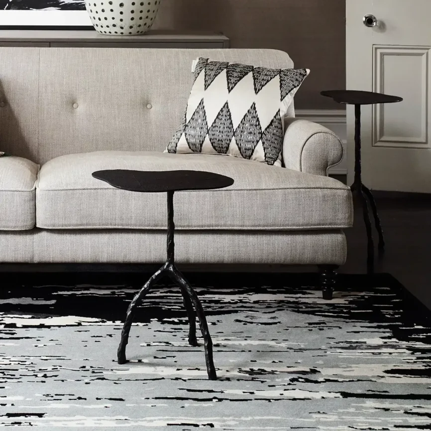 Trio Tables Bronze Shagreen Nera — Selecting one or more of our exclusive bronze designs for your scheme may provide the…