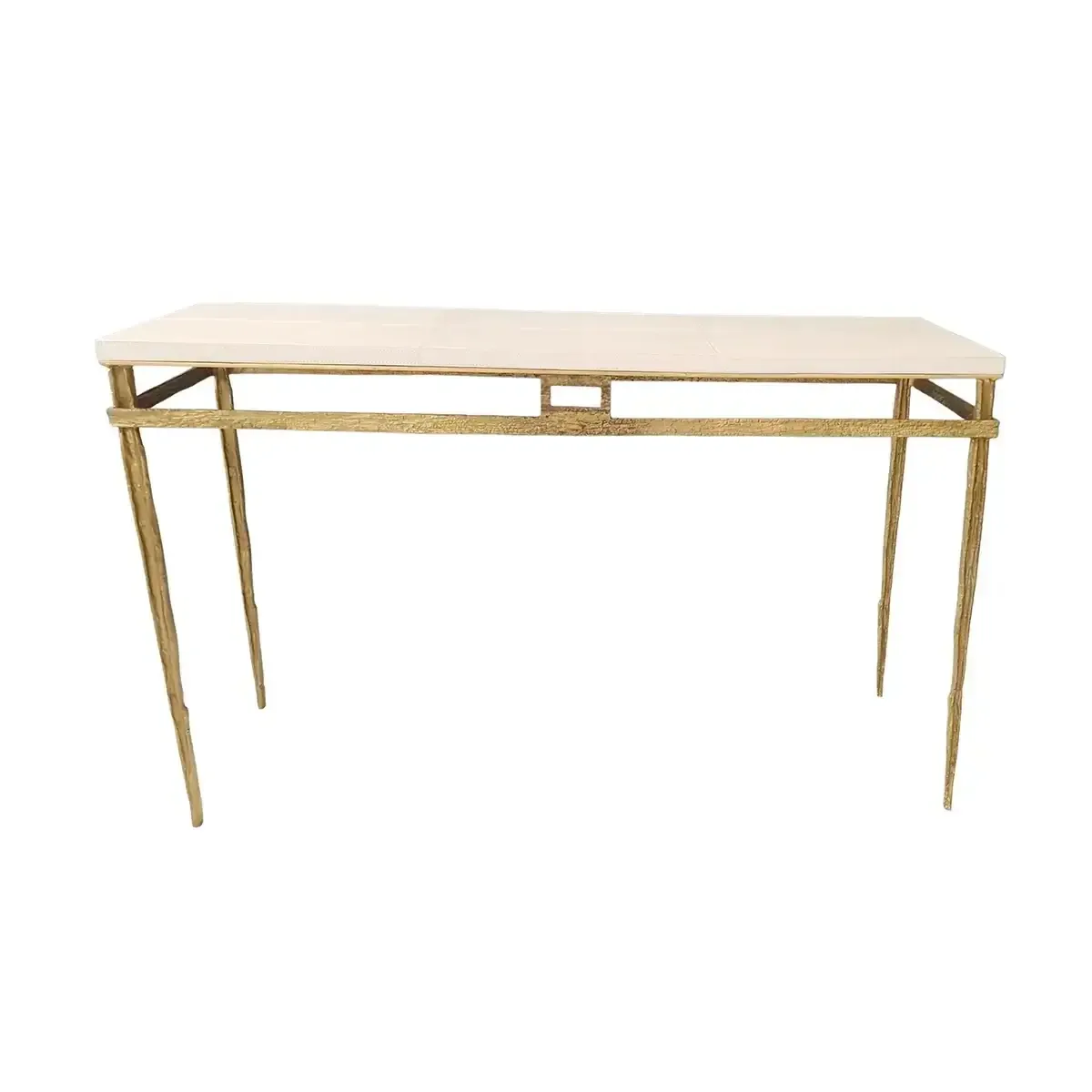 Wode Console Bronze D'Oro Pumice Leather, Pumice Leather finish