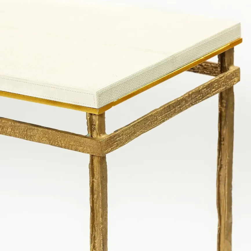 Wode Console Bronze D'Oro Pumice Leather — console