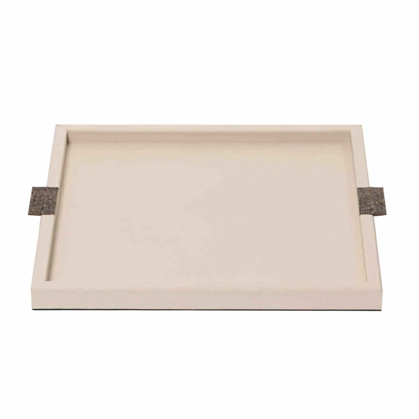 Wode Tray Square Pumice Leather, Pumice Leather finish