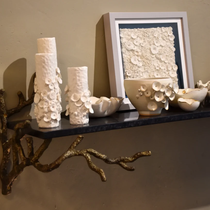Bronze Coral Shelf