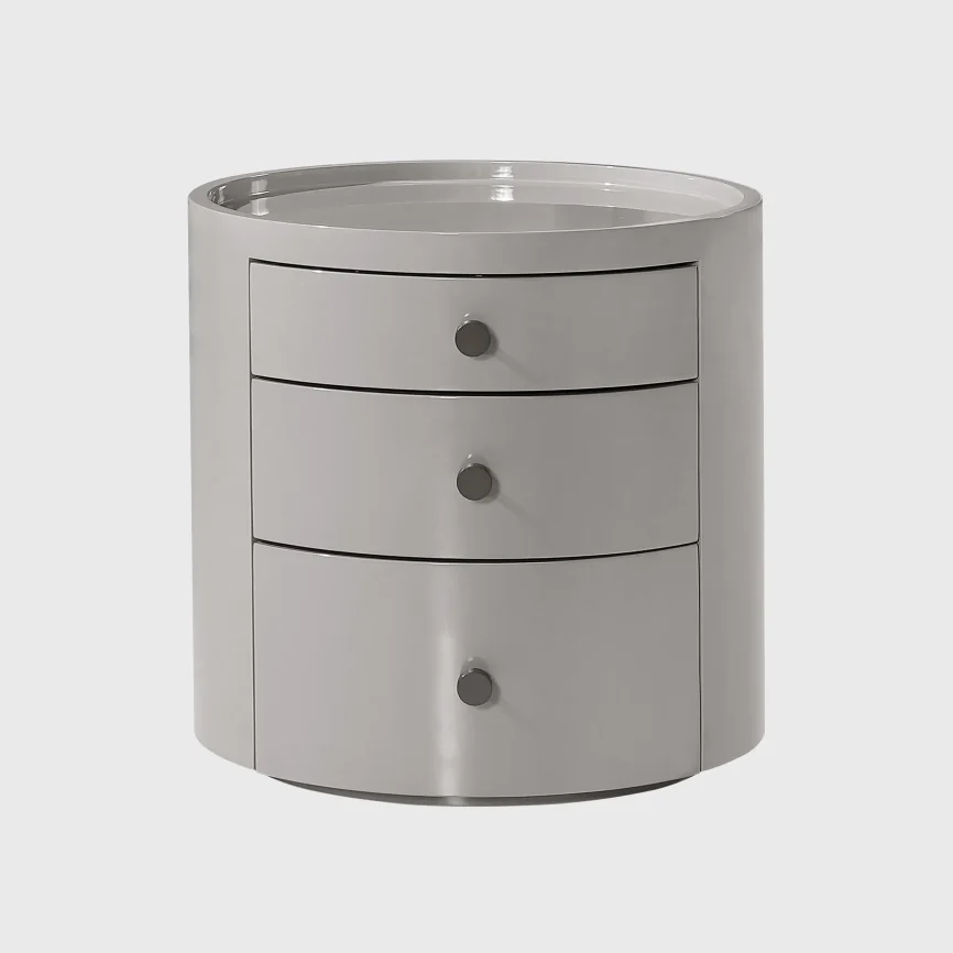 Crawford Round Chest Taupe