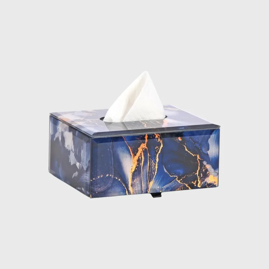 Palm Tissue Box Mineral 3, 16×13×8 cm